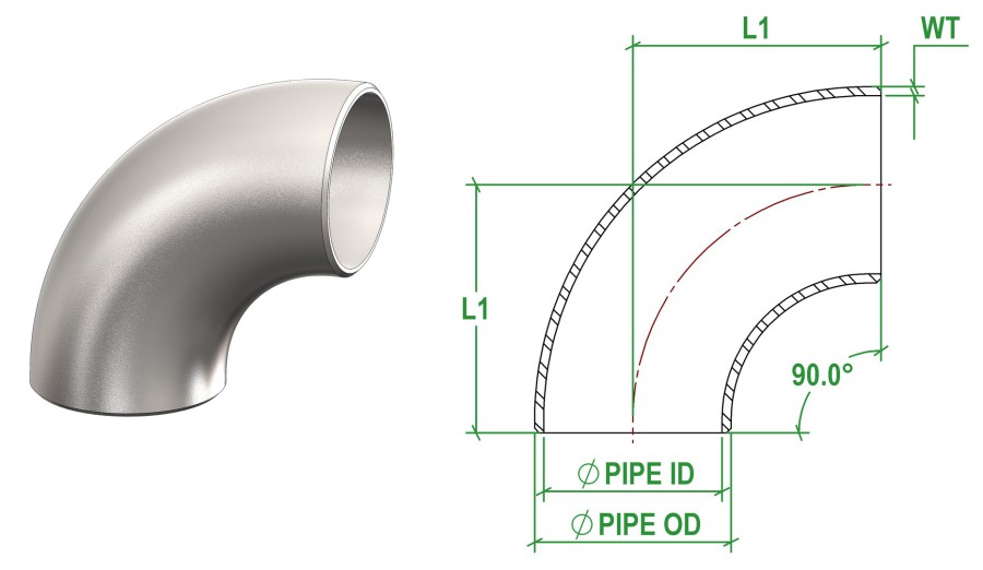 4 inch stainless bends